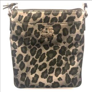 Coach Cheetah Print Cross Body Bag